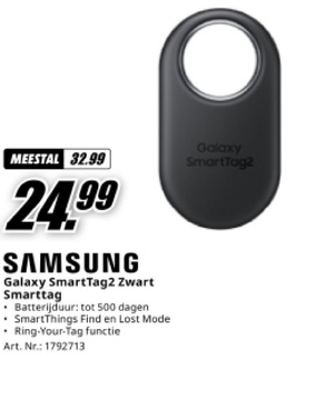 Aanbieding: Galaxy SmartTag2 Zwart Smarttag