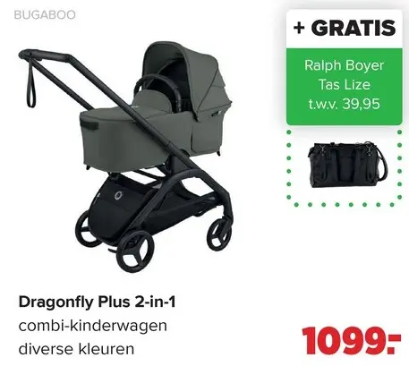Promotie: Dragonfly Plus 2-in-1 combi-kinderwagen