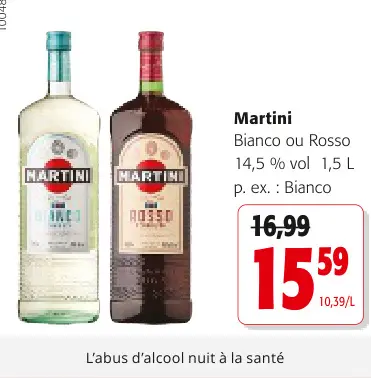 Offre: Martini