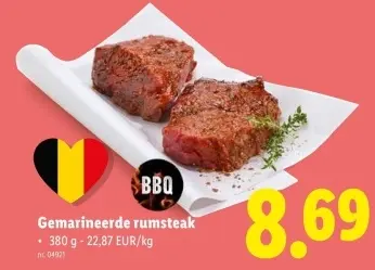 Promotie: Gemarineerde rumsteak
