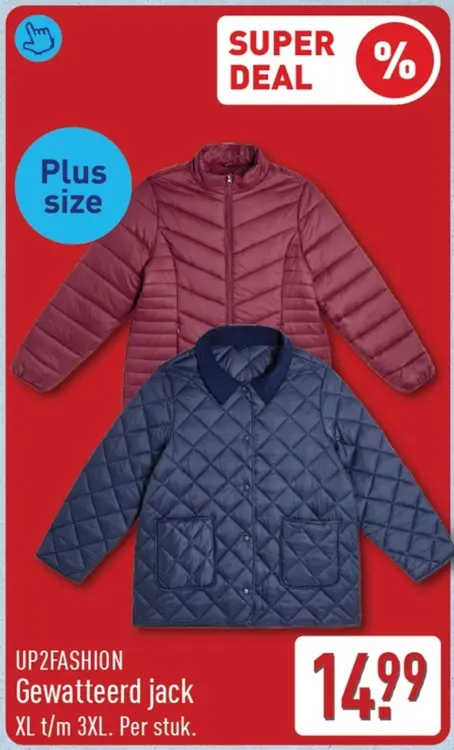 Aanbieding: Gewatteerd jack