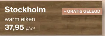Aanbieding: Stockholm warm eiken laminaat