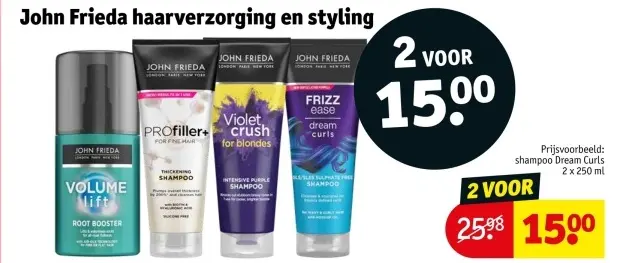 Aanbieding: haarverzorging en styling
