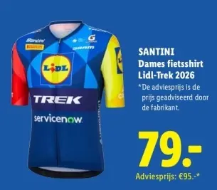 Aanbieding: Dames fietsshirt Lidl-Trek 2026