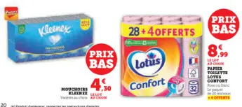 Offre: MOUCHOIRS KLEENEX