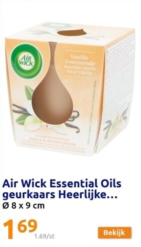 Aanbieding: Air Wick Essential Oils geurkaars Heerlijke Vanille