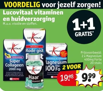Aanbieding: Lucovitaal vitaminen en huidverzorging