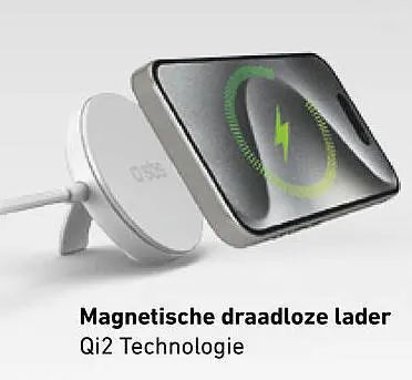 Promotie: Magnetische draadloze lader Qi2 Technologie