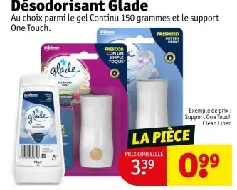 Offre: Désodorisant Glade