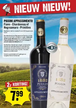 Aanbieding: Piccini 1882 Puglia Appassimento 75 cl