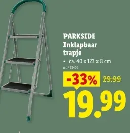 Promotie: Inklapbaar trapje