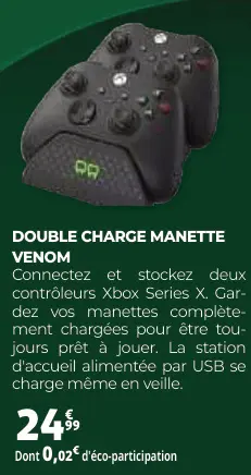 Promotie: Double charge manette