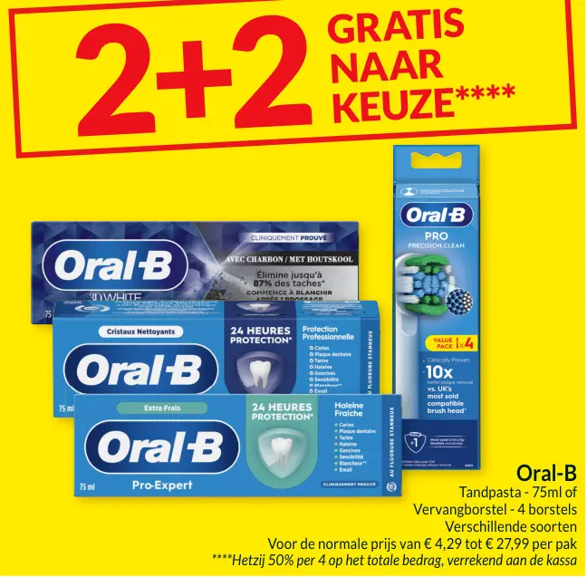 Promotie: Tandpasta of Vervangborstel