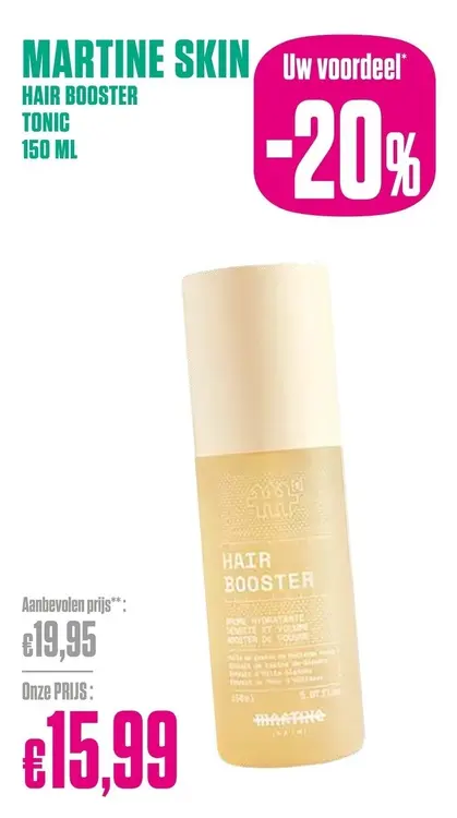 Promotie: Martine Skin Hair booster tonic