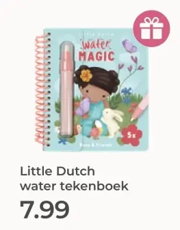 Aanbieding: water tekenboek