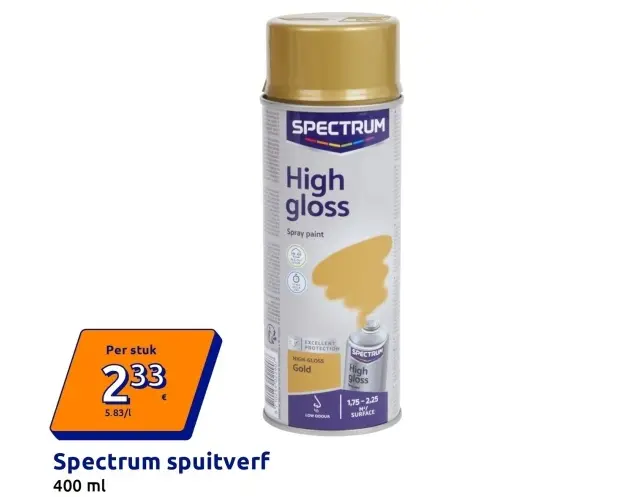 Promotie: Spuitverf