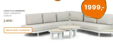 Aanbieding: Lifestyle harmonic hoek loungeset