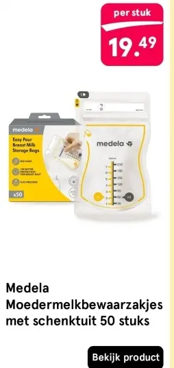Aanbieding: Moedermelkbewaarzakjes