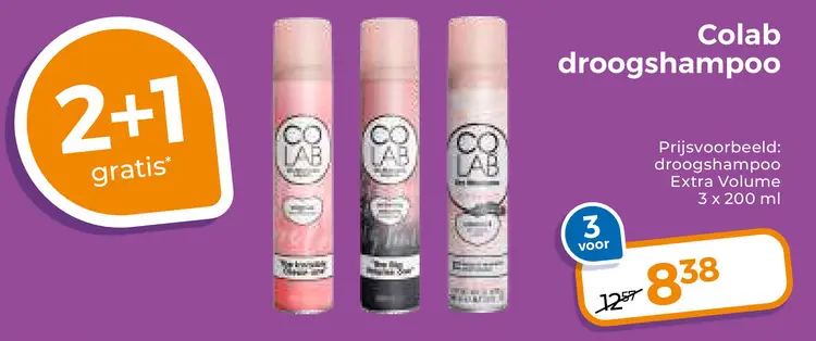 Aanbieding: Colab droogshampoo