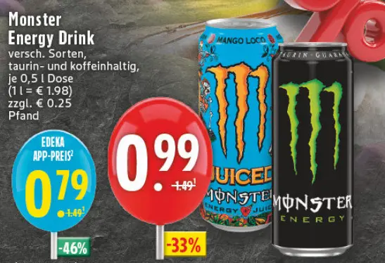 Aanbieding: Monster Energy Drink