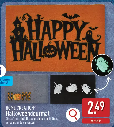 Promotie: Halloweendeurmat