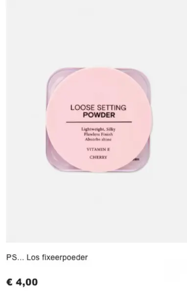 Promotie: Los fixeerpoeder