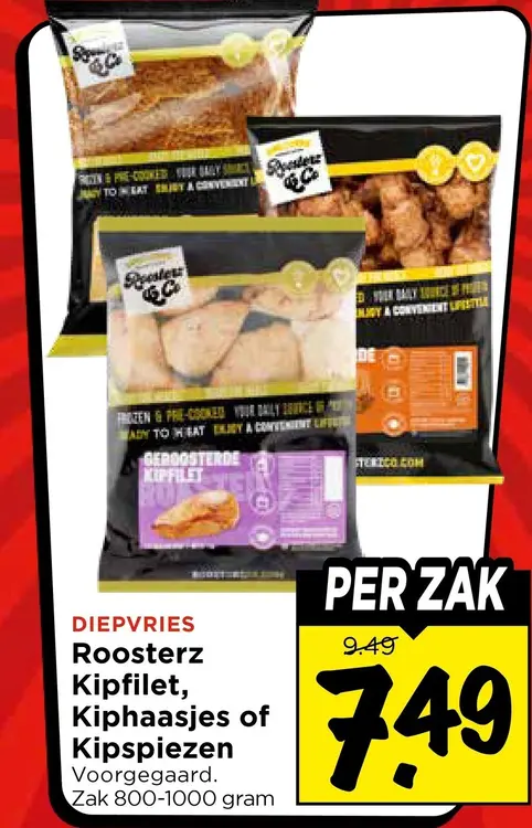 Aanbieding: Roosterz Kipfilet, Kiphaasjes of Kipspiezen