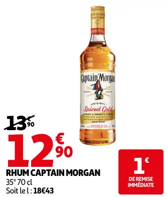 Promotie: Rhum Captain Morgan