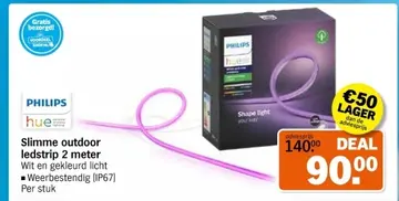 Aanbieding: Slimme outdoor ledstrip 2 meter