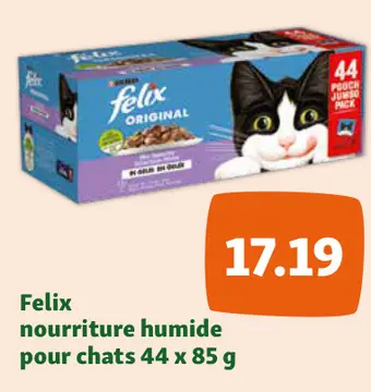 Offre: Felix nourriture humide pour chats