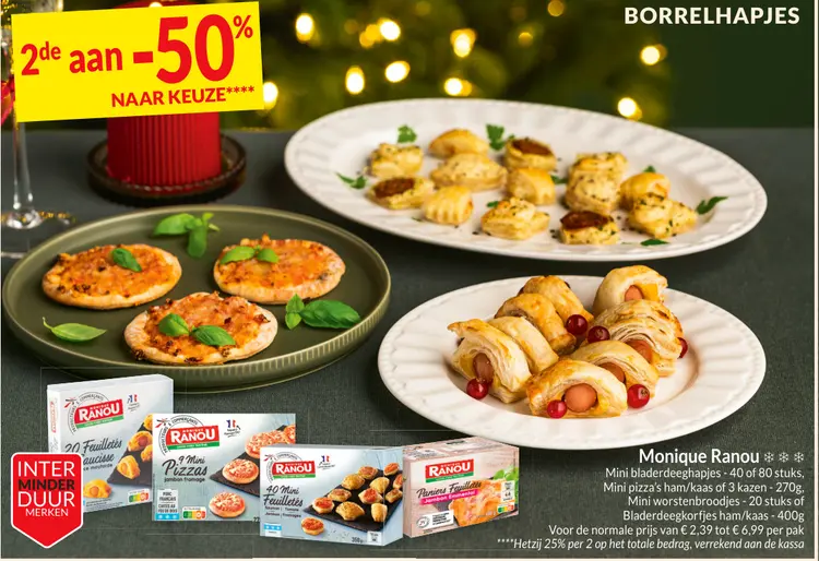 Promotie: Monique Ranou Borrelhapjes