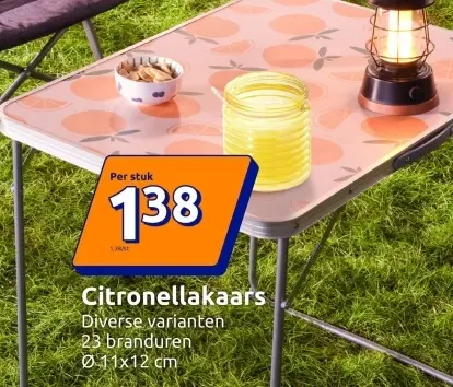 Aanbieding: Citronellakaars
