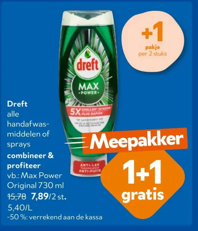 Promotie: Handafwasmiddelen of sprays