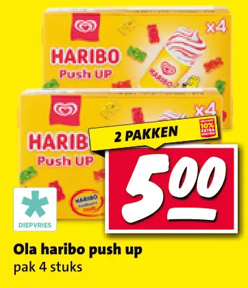 Aanbieding: Ola haribo push up