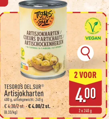 Promotie: Artisjokharten