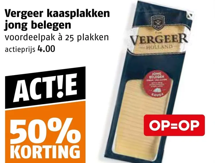Aanbieding: Kaasplakken jong belegen