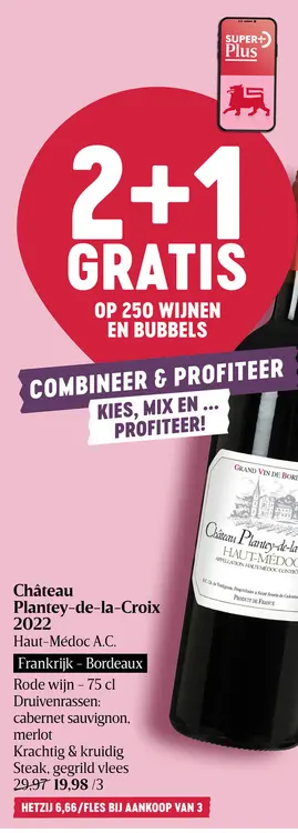 Promotie: Château Plantey-de-la-Croix 2022 