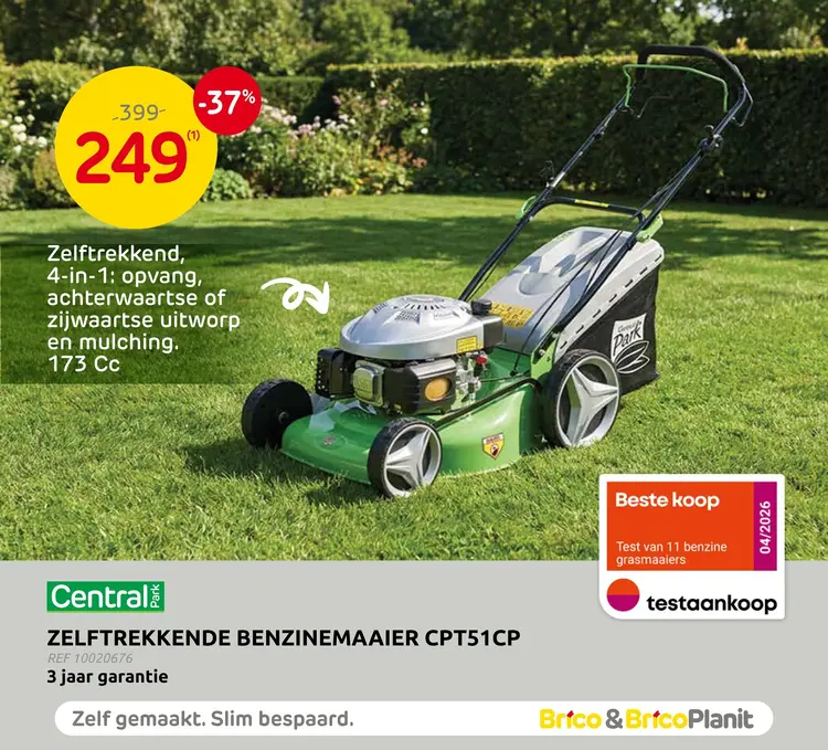 Promotie: Zelftrekkende benzinemaaier cpt51cp