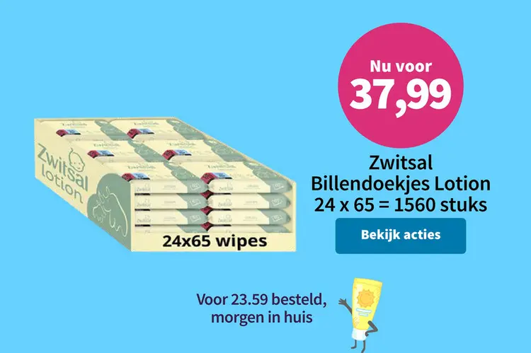 Aanbieding: Billendoekjes Lotion