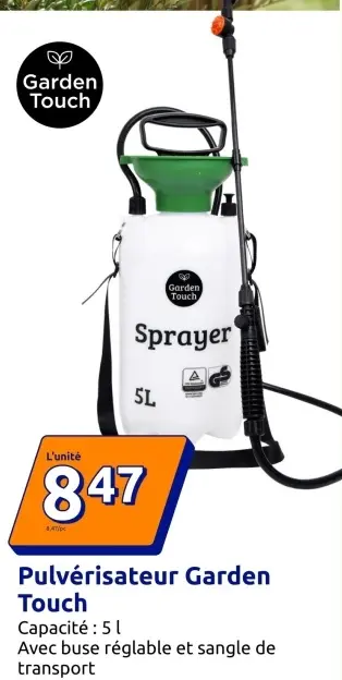 Offre: Pulvérisateur Garden Touch