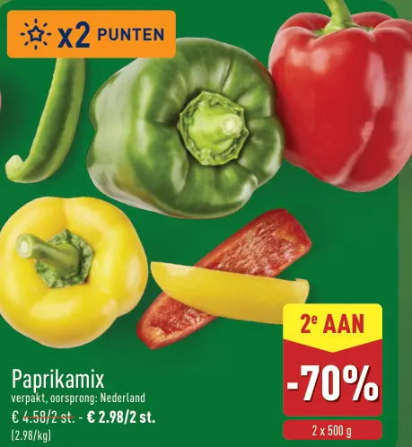 Promotie: Paprikamix