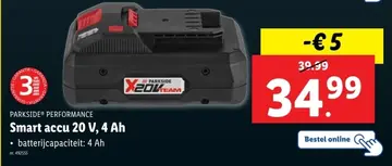 Aanbieding: Smart accu