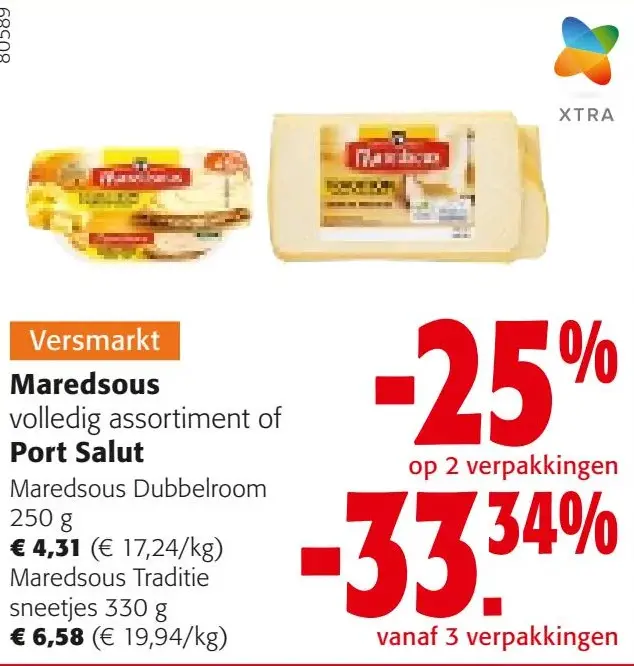 Aanbieding: Maredsous volledig assortiment of Port Salut