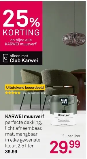 Aanbieding: Muurverf