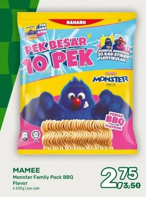 Aanbieding: Monster Family Pack BBQ Flavor