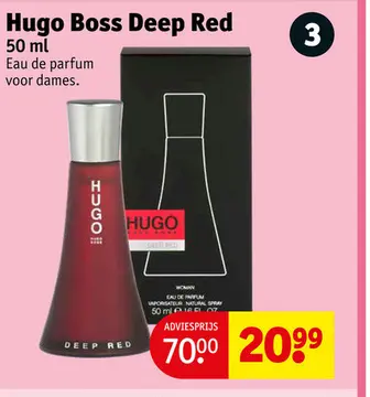 Aanbieding: Hugo Boss Deep Red