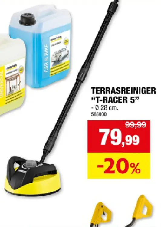 Promotie: Terrasreiniger "t-racer 5"