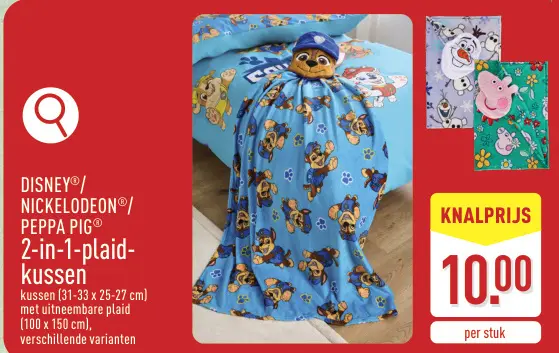 Promotie: 2-in-1-plaid-kussen