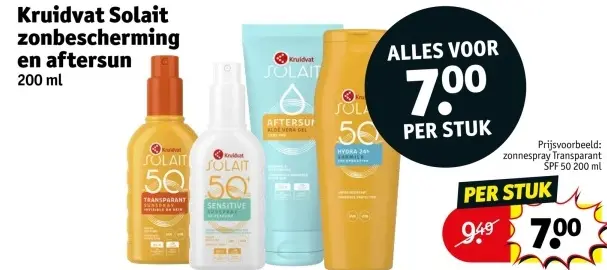 Promotie: Solait zonbescherming en aftersun