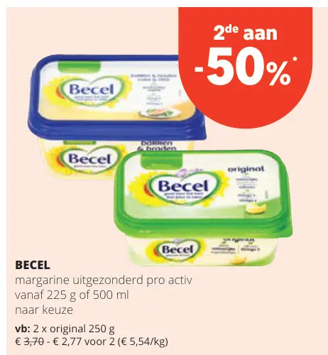 Promotie: BECEL margarine
